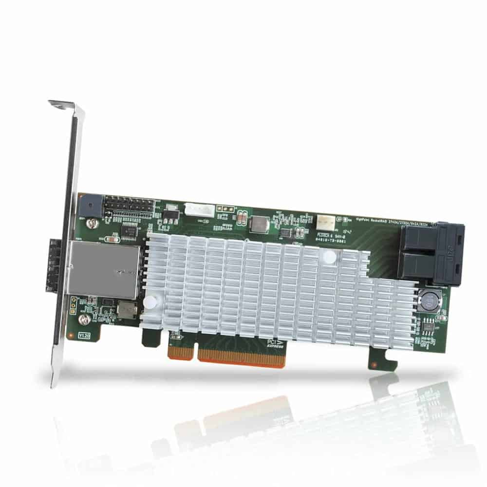 Highpoint RocketRAID 3742A 8x Int, 8x Ext PCIe SATA/SAS 12GBs RAID Controller